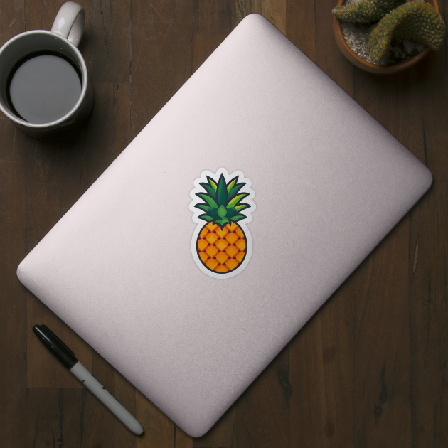 Simple Pineapple, Love Fruits by logiamerch